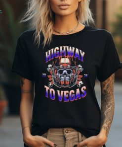 2024 Las Vegas Super Bowl t shirt.The Highway to VegasCelebrating The Game of The year shirt