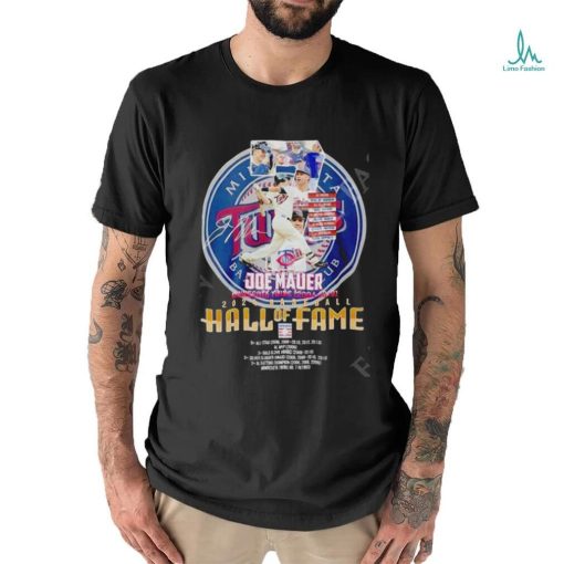 2024 Minnesota Twins Joe Mauer Hall Of Fame Shirt