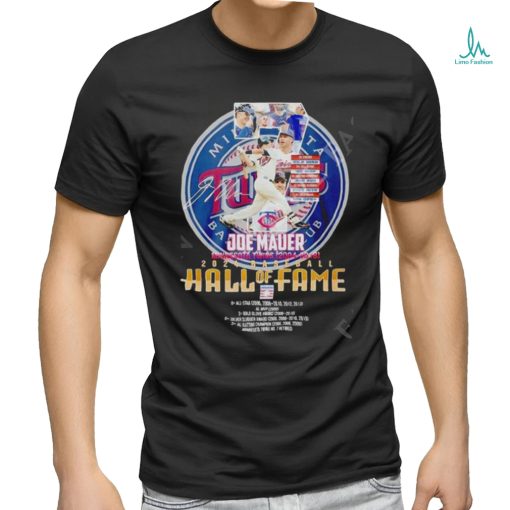 2024 Minnesota Twins Joe Mauer Hall Of Fame Shirt