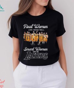 2024 Real Women Love Basketball Smart Women Love The Los Angeles Laker All Team T shirt