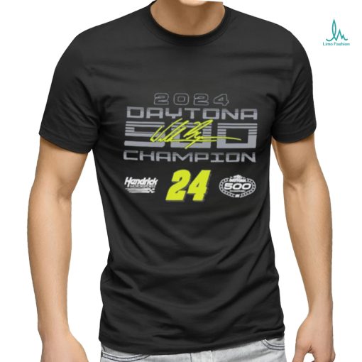 2024 daytona 500 champion exclusive William byron checkered flag sports shirt