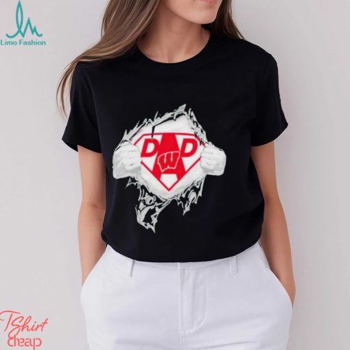 225 Wisconsin Badgers Super Dad Shirt