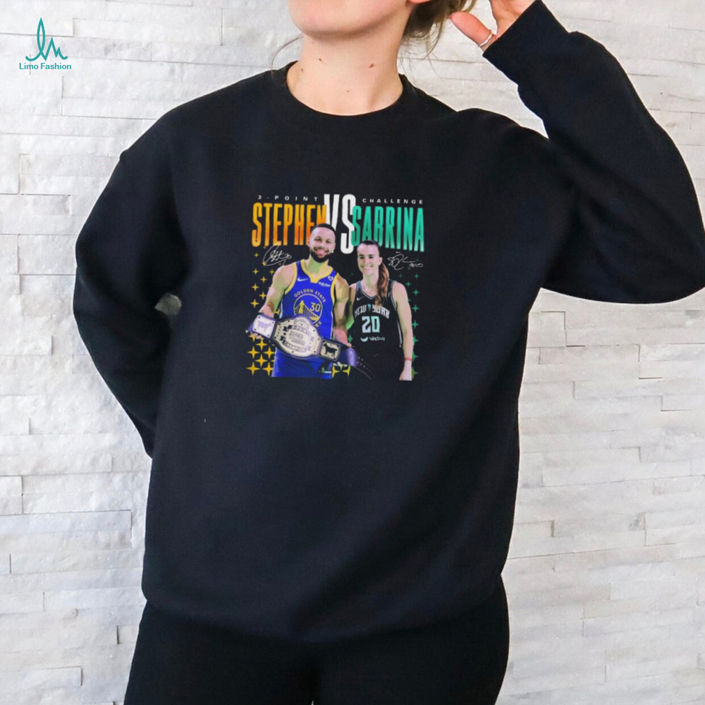 3 point Challenge Steph Curry X Sabrina Ionescu Signatures Shirt 3 point Challenge Steph Curry X Sabrina Ionescu Signatures Shirt