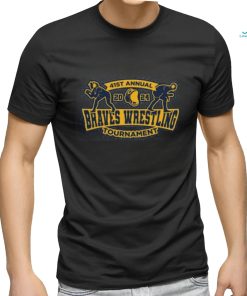 41th Annual Braves Wrestling Tournament shirt