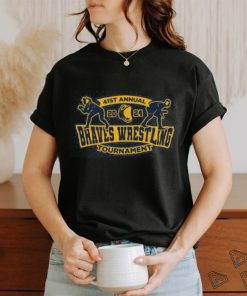 41th Annual Braves Wrestling Tournament shirt