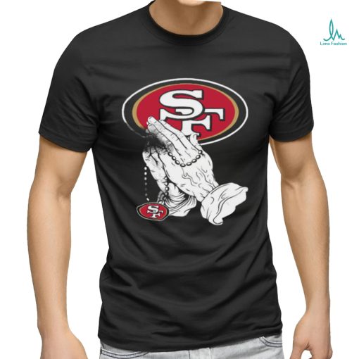 49ers Praying Hands San Francisco 49ers T Shirt