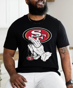 49ers Praying Hands San Francisco 49ers T Shirt