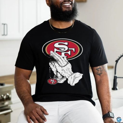 49ers Praying Hands San Francisco 49ers T Shirt