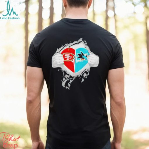 49ers San Jose Sharks It’s In My Heart Shirt