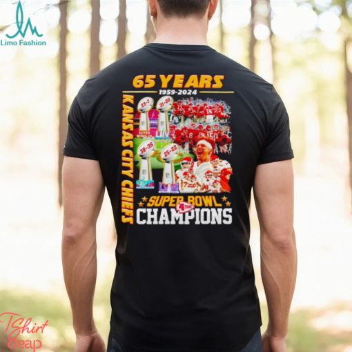 65 years 1959 2024 Kansas City Chiefs Super Bowl Champions shirt