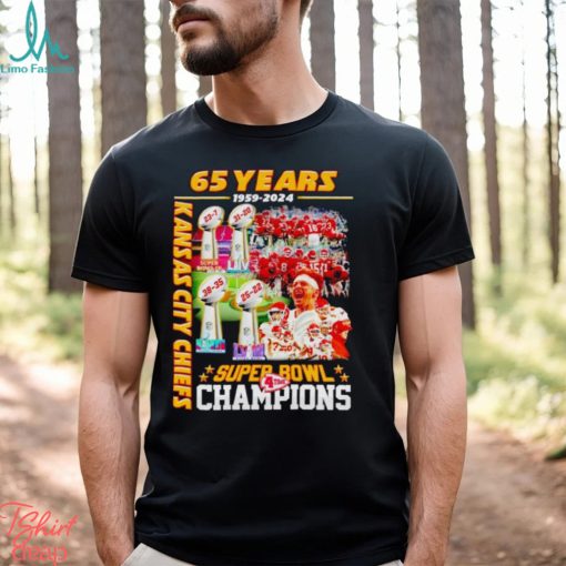 65 years 1959 2024 Kansas City Chiefs Super Bowl Champions shirt