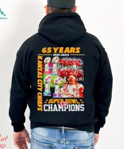 65 years 1959 2024 Kansas City Chiefs Super Bowl Champions shirt