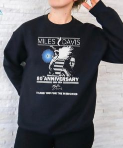 80th Anniversary 1944 – 2024 Miles Davis Thank You For The Memories Shirt