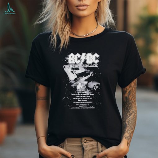 Acdc Back In Black Pwr Up Tour 2024 shirt
