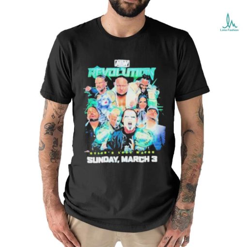 Aew revolution 2024 poster shirt