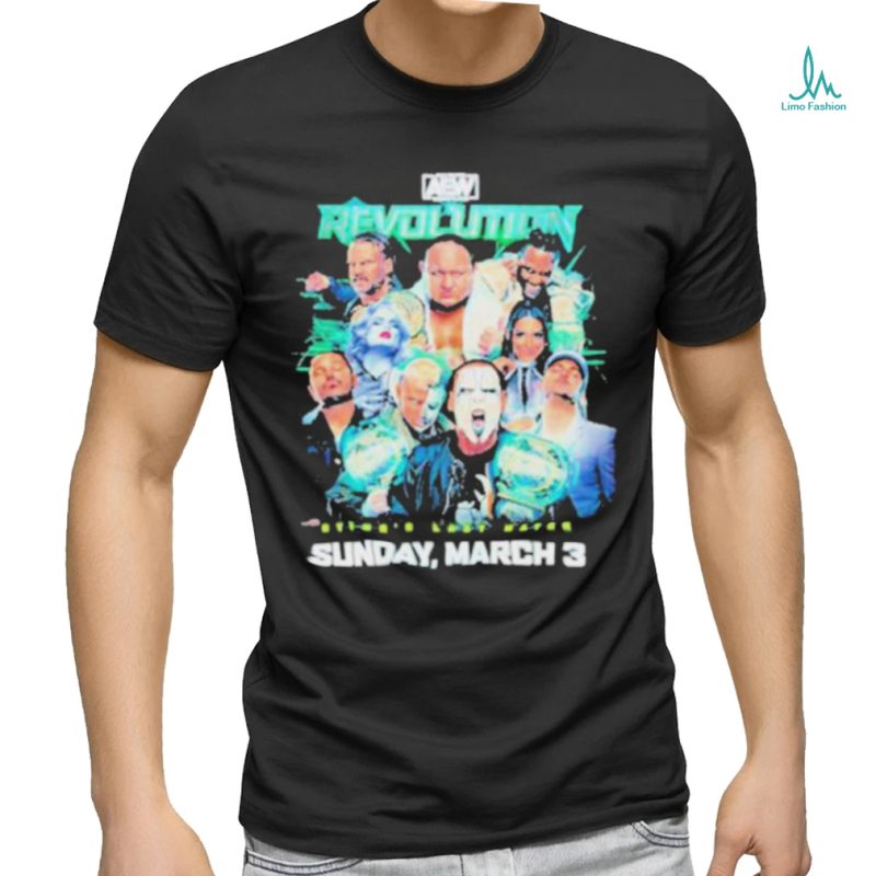 Aew revolution 2024 poster shirt - Limotees