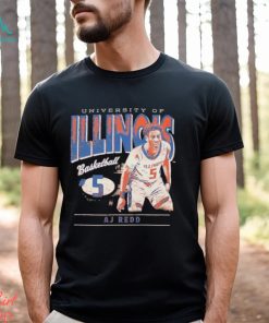 Aj Redd 5 University of Illinois basketball shirt