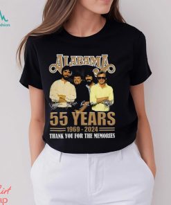 Alabama 55 Years 1969 – 2024 Thank You For The Memories T Shirt