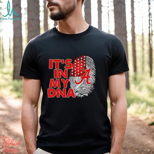 Alabama Crimson Tide It’s In My DNA Fingerprint shirt