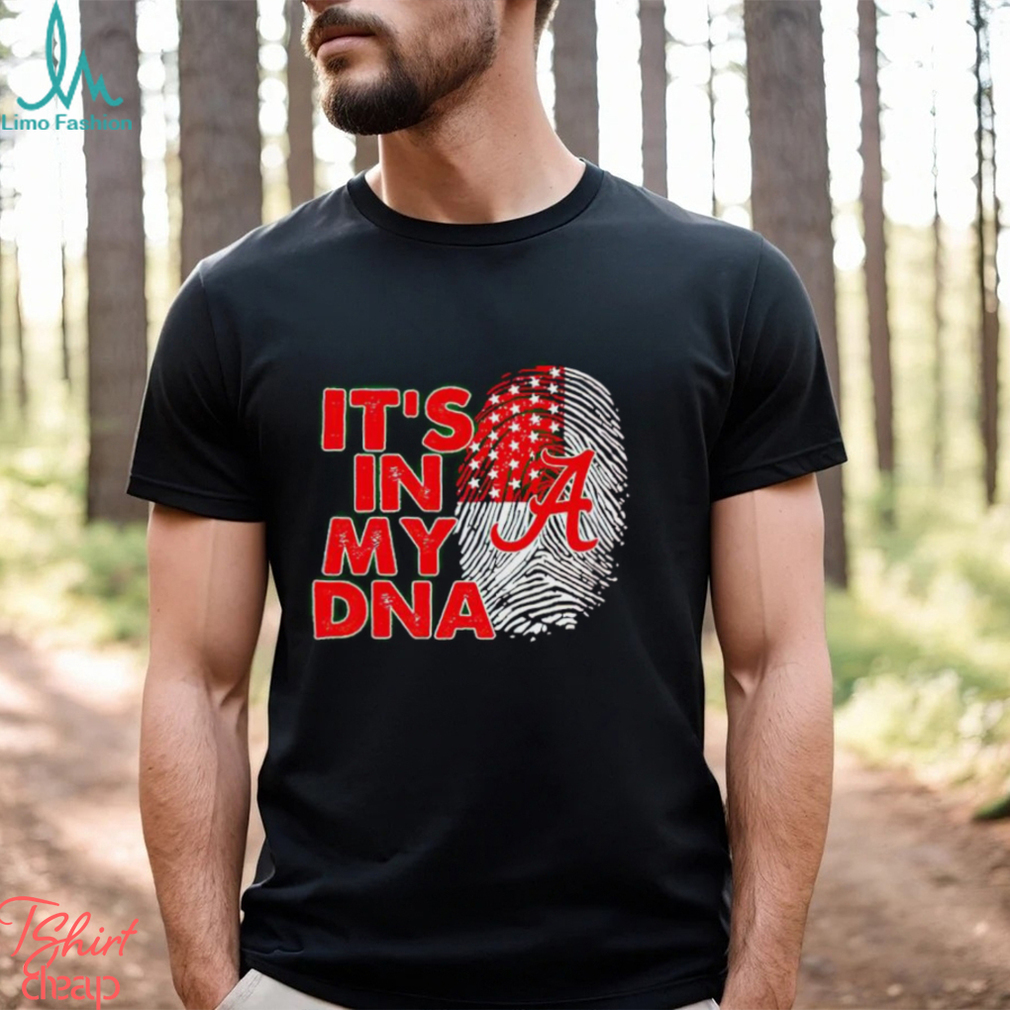 Alabama Crimson Tide It’s In My DNA Fingerprint shirt Alabama Crimson Tide It’s In My DNA Fingerprint shirt