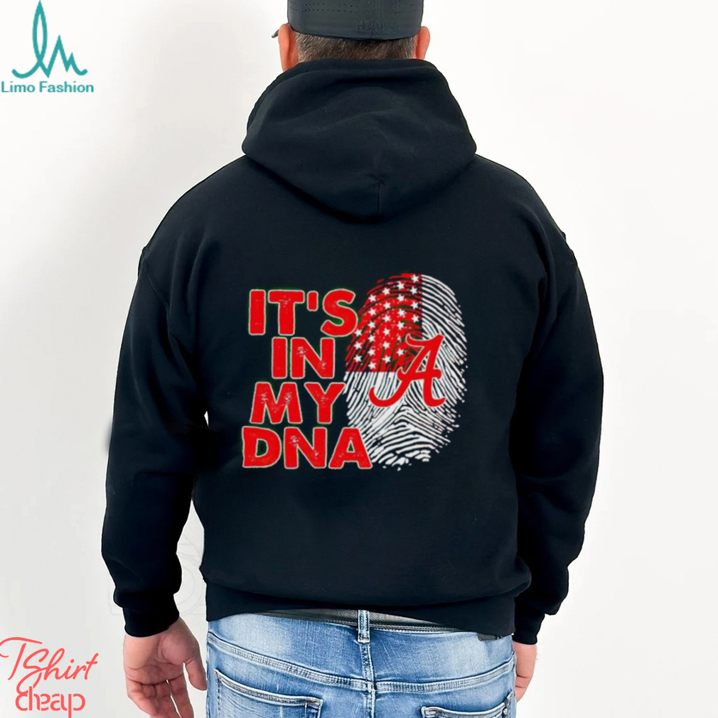 Alabama Crimson Tide It’s In My DNA Fingerprint shirt Alabama Crimson Tide It’s In My DNA Fingerprint shirt