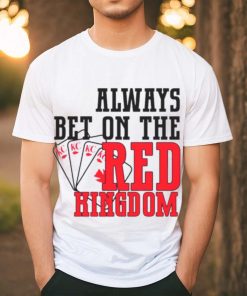 Always bet on the red Kingdom Chiefs football shirt