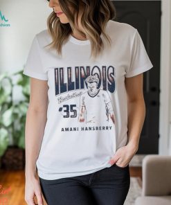 Amani Hansberry 35 University of Illinois basketball shirt