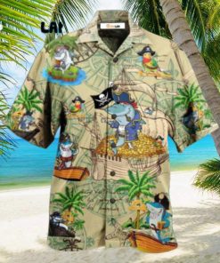 Amazing Pirate Shark Hawaiian Shirt