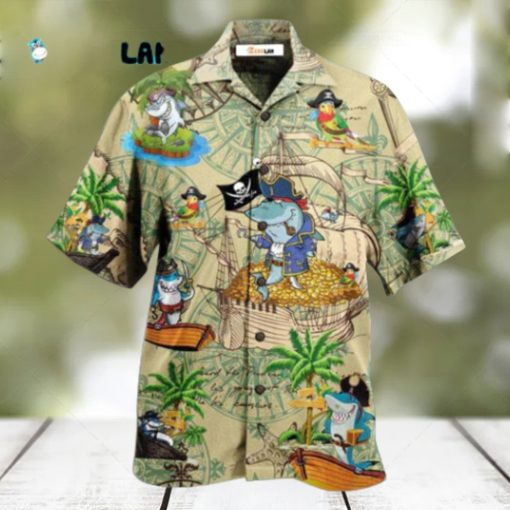 Amazing Pirate Shark Hawaiian Shirt