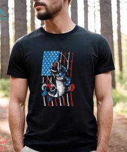 American Flag Cool Fishing Usa Fish Lover Shirt