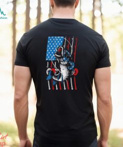 American Flag Cool Fishing Usa Fish Lover Shirt