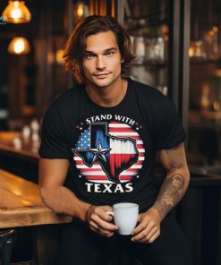 American flag Greg Abbott Stand With Texas t shirt