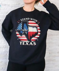 American flag Greg Abbott Stand With Texas t shirt