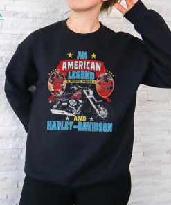 An American Legends Michael Jordan And Harley Davidson Signature Shirt