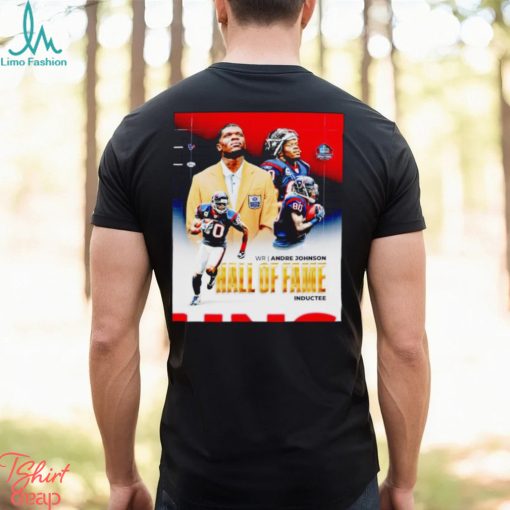 Andre Johnson Hall of Fame poster shirt
