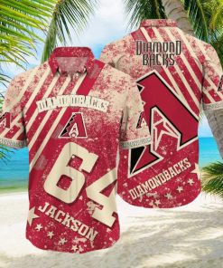 Arizona Diamondbacks MLB Custom Number And Name Island 3D Hawaiian Shirt For Men Women