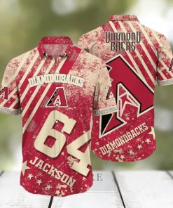 Arizona Diamondbacks MLB Custom Number And Name Island 3D Hawaiian Shirt For Men Women