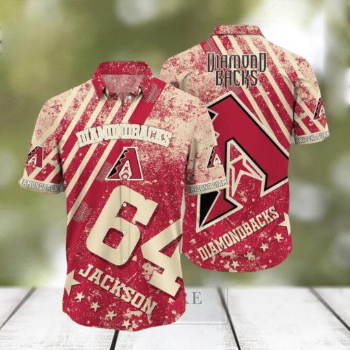 Arizona Diamondbacks MLB Custom Number And Name Island 3D Hawaiian Shirt For Men Women