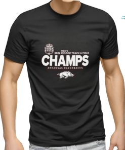 Arkansas Razorbacks 2024 SEC Men’s Indoor Track & Field Champions Locker Room Shirt