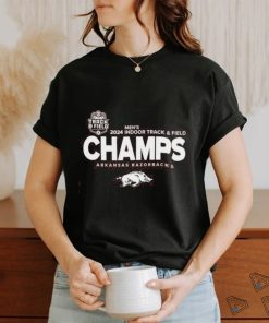 Arkansas Razorbacks 2024 SEC Men’s Indoor Track & Field Champions Locker Room Shirt