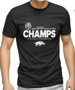 Arkansas Razorbacks 2024 SEC Women’s Indoor Track & Field Champions Locker Room Shirt