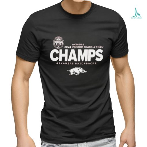Arkansas Razorbacks 2024 SEC Women’s Indoor Track & Field Champions Locker Room Shirt