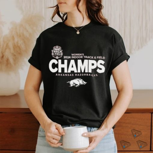 Arkansas Razorbacks 2024 SEC Women’s Indoor Track & Field Champions Locker Room Shirt