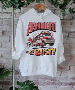 Arrowhead tailgate time or Bust retro t shirt