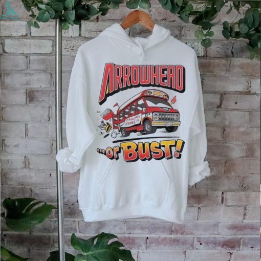 Arrowhead tailgate time or Bust retro t shirt