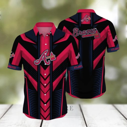 Atlanta Braves MLB Hula 3D Hawaiian Shirt For Men Women