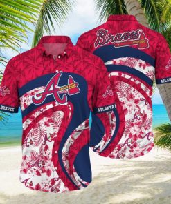 Atlanta Braves MLB Palm 3D Hawaiian Shirt For Men Women