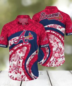 Atlanta Braves MLB Palm 3D Hawaiian Shirt For Men Women