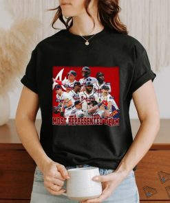 Atlanta Braves most represented team shirt