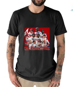 Atlanta Braves most represented team shirt